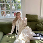 Get trendy with [August Unicorn] Wedding Lace Cake  Skirt - Dresses available at Peiliee Shop. Grab yours for $129 today!