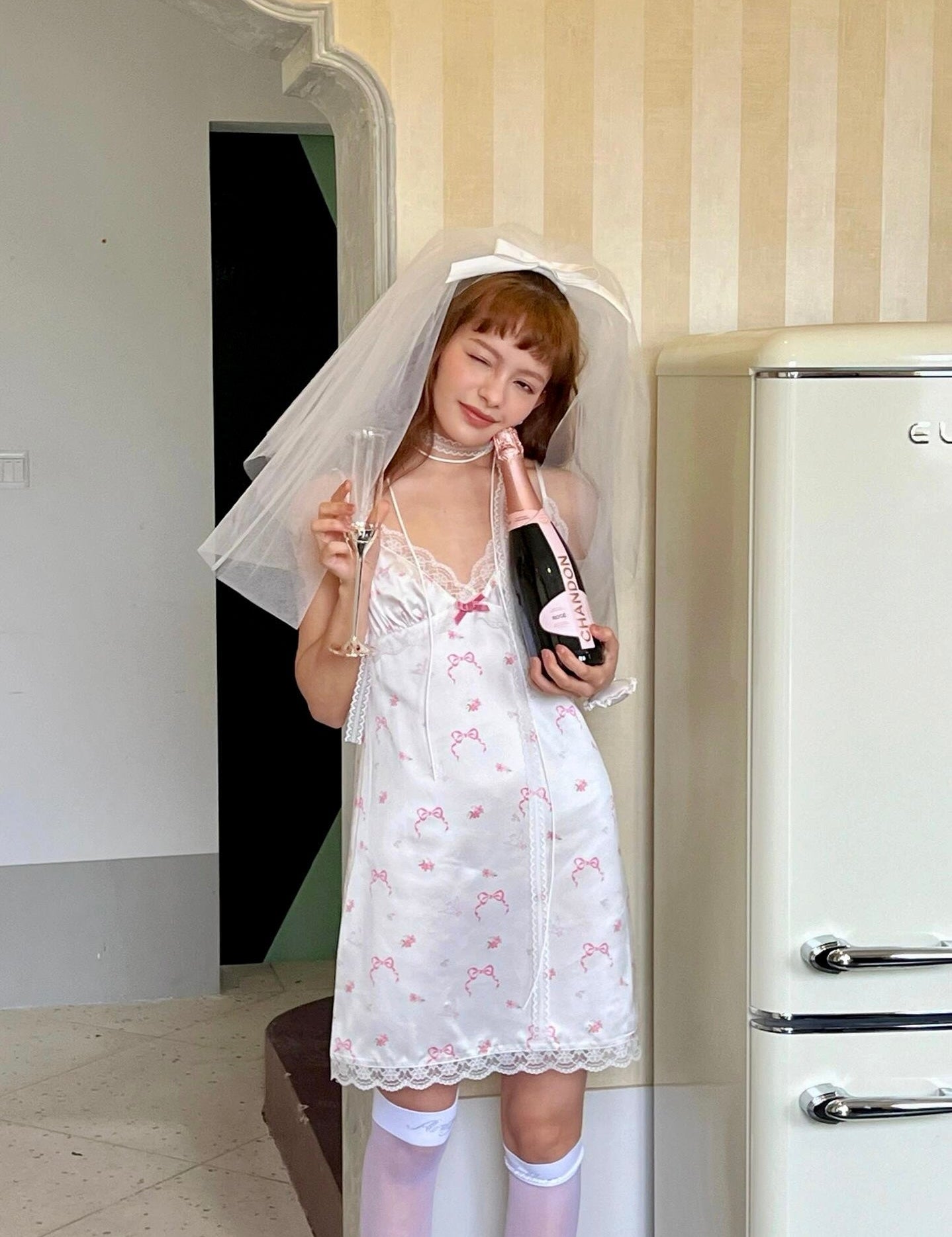 Get trendy with [Limited Sale] Parisian Paradise 100% Silk Lounge wear lingerie dress -  available at Peiliee Shop. Grab yours for $119 today!