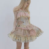 Rose Island Vintage Diary Storybook Patchwork Dress JSK