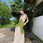 Get trendy with [SPOII UNOSA] Cottage Fairy Tale Lace Dress Holiday Dress Gown -  available at Peiliee Shop. Grab yours for $86 today!