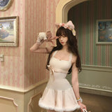 Sheepkiss · Rose Ballet Princess Dress Pink Christmas