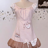 Rose Island Forest Tea Party Vanilla Tea Mini Dress
