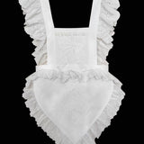 August Unicorn Handmade Dolly Heart Cotton Apron