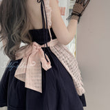 [Sold out forever — just here to be remembered ♡] Silly Solkatt Alice’s Midnight Secret Navy Dress