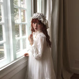 August Unicorn Edwardian Fairy Doll Silk Cotton Dress