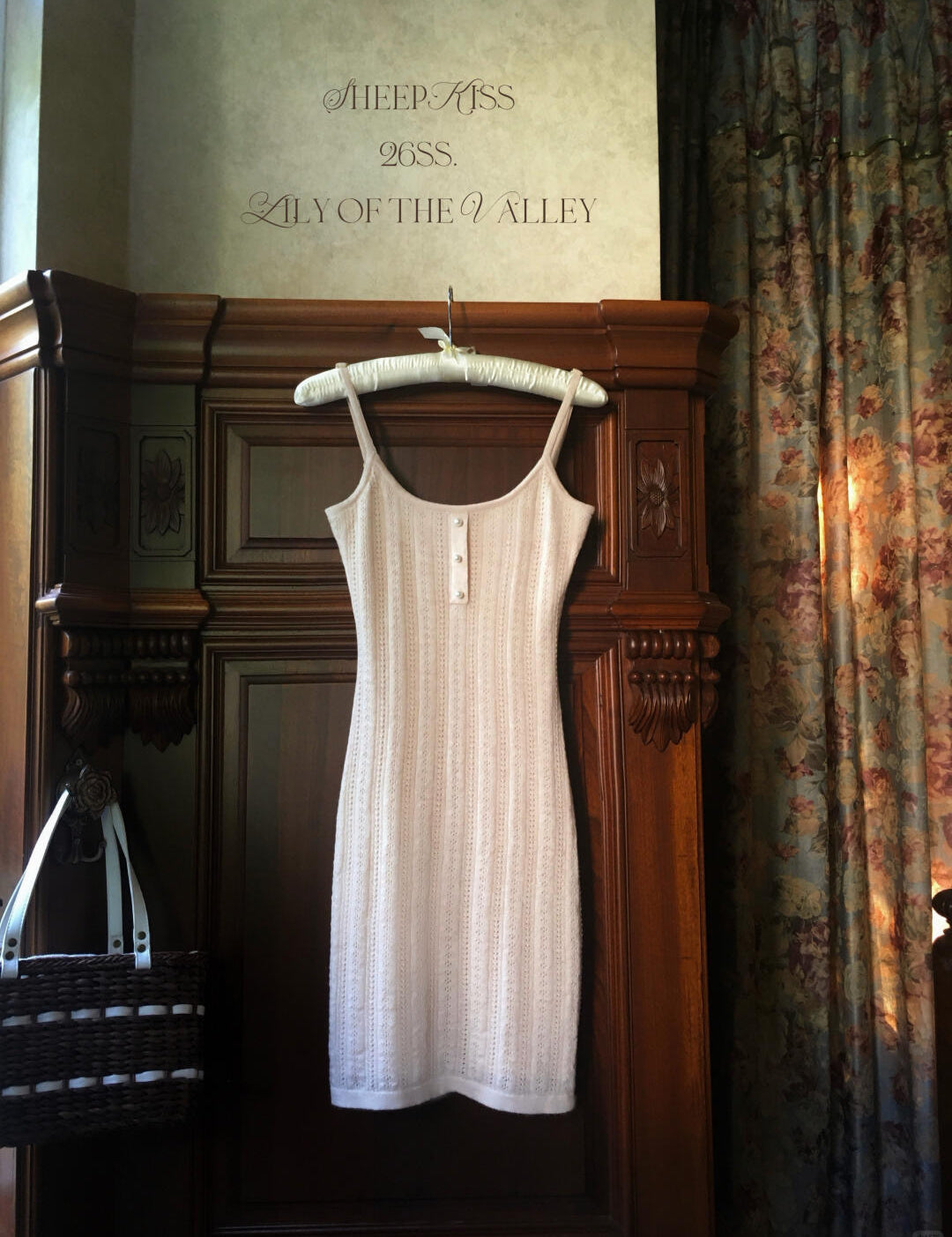 SheepKiss Lily of the Valley Merino Wool Blend Knit Dress