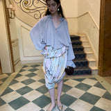 SPOII UNOSA Clair de Romance Ruffle Sleeve Blouse