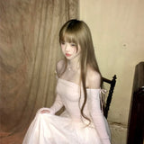 SheepKiss Ballet Soft Girl Off-Shoulder Sweater