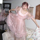 [August Unicorn] The Spring Fairy Silk Blend Dress