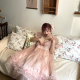 [August Unicorn] The Spring Fairy Silk Blend Dress