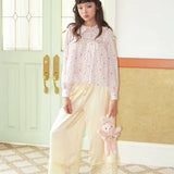 MineBeThyVers Floral Lace Peter Pan Collar Blouse