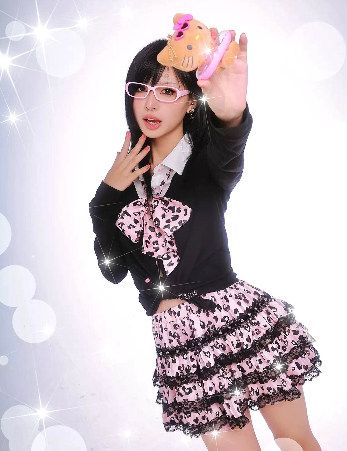 Get trendy with [Evil Tooth] A new era of me - y2k high school girl style JK skirt top and plaid skirt - Shirts & Tops available at Peiliee Shop. Grab yours for $32 today!