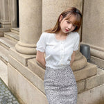 Get trendy with [SALE] Ice creamy crop top shirt - Dresses available at Peiliee Shop. Grab yours for $14 today!