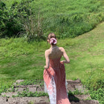Get trendy with [SPOII UNOSA] Garden Dress Gingham Midi Dress Gown -  available at Peiliee Shop. Grab yours for $72 today!