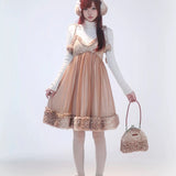 Get trendy with [Rose Island] Fairy Spirit Deer in snow land dress -  available at Peiliee Shop. Grab yours for $64 today!