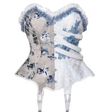 Get trendy with [Blood Supply] Corpse Bride Halloween Gothic Corset Top with petticoats - Crop Top available at Peiliee Shop. Grab yours for $49.90 today!