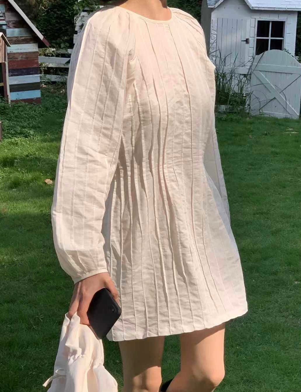 Get trendy with [Tailor Made] I will always love you handmade cotton dress -  available at Peiliee Shop. Grab yours for $98 today!