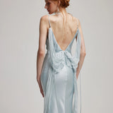 [Global Free Shipping] Fa Sogno Bridal Moonlit Trace Gown in Blue