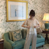 Rose Candy Summer Rose Cottage Princess Lace Cami and Mini Shawl Set