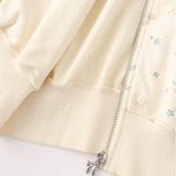 Sleepy Fairy Floral Deer Hoodie And Flare Pants Set