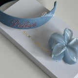 Custom Name Sugar Denim Babydoll Hairband Handmade Gift