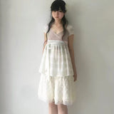 SicAstra Flower Diary Woodland Lace Wrap Top