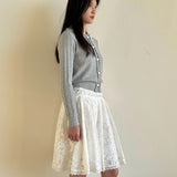 [Pacific Postition] Angel Heart Club Lace Midi Skirt