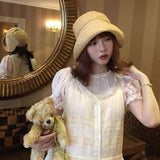 August Unicorn Swedish Summer 100% Linen Midi Dress