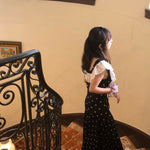Get trendy with Inner Romance polka satin midi dress gown - Dresses available at Peiliee Shop. Grab yours for $36.80 today!