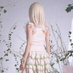 Get trendy with [Rose Island] Lil Spring Tinker Bell Crop Top Skirt Set - Dress available at Peiliee Shop. Grab yours for $29 today!