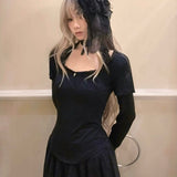 KittenClaw Dream Nocturne Lyocell and Linen Blend Shadow Skirt