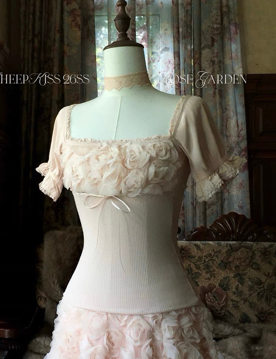 SheepKiss Limited Edition Pink Rose Garden Set