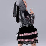 Evil Tooth Pirate Bunny Zipped Hoodie