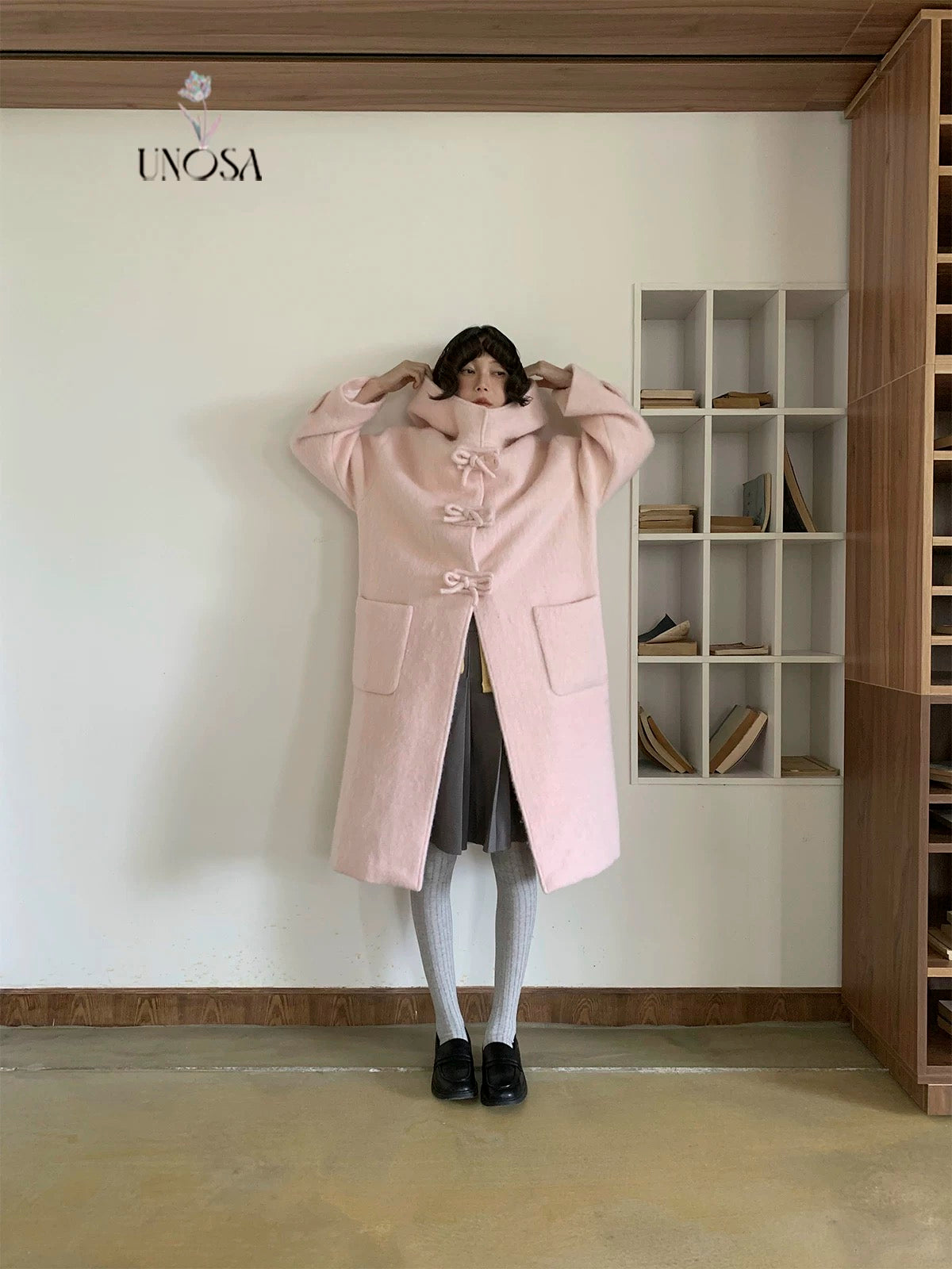 Get trendy with [UNOSA] In The Mood For Love Wool Coat Christmas - Coats & Jackets available at Peiliee Shop. Grab yours for $169 today!