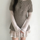 SicAstra Autumn Forest Vintage Wool Blended Sweater