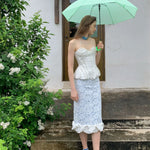 Get trendy with [SPOII UNOSA] Angelic Romance Corset Top -  available at Peiliee Shop. Grab yours for $70 today!