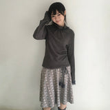 SicAstra Autumn Forest Mori Kei floral jacquard Skirt