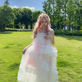 Get trendy with [August Unicorn] Angelic Mist Handmade Outer Princess Dress - Dresses available at Peiliee Shop. Grab yours for $116 today!