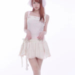 Get trendy with [Rose Island] Rose Cake Floral Vest Crop Top -  available at Peiliee Shop. Grab yours for $32 today!