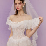 - Songe Atelier -  Lace Whispers Wedding Bridal Dress Tailor Made