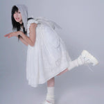 Get trendy with [Rose Island] AnGel Bunny Headband - Accessories available at Peiliee Shop. Grab yours for $24.60 today!