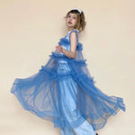 Get trendy with [August Unicorn] Klein Blue Dreamy Outer Dress - Dresses available at Peiliee Shop. Grab yours for $62 today!