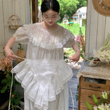 Sewing Diary Handmade Angelic Cotton Apron