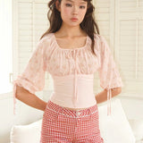 MineBeThyVers Rosy Days Blouse