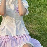 Pacific Position | Travel Journey Lavender Melody Cotton Skirt