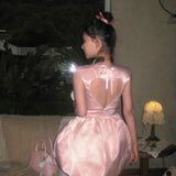 Fa Sogno Ballet Heart Low Back Mini Dress