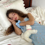 Sleepy Fairy Garden In Paris 100% Silk Pillow Case