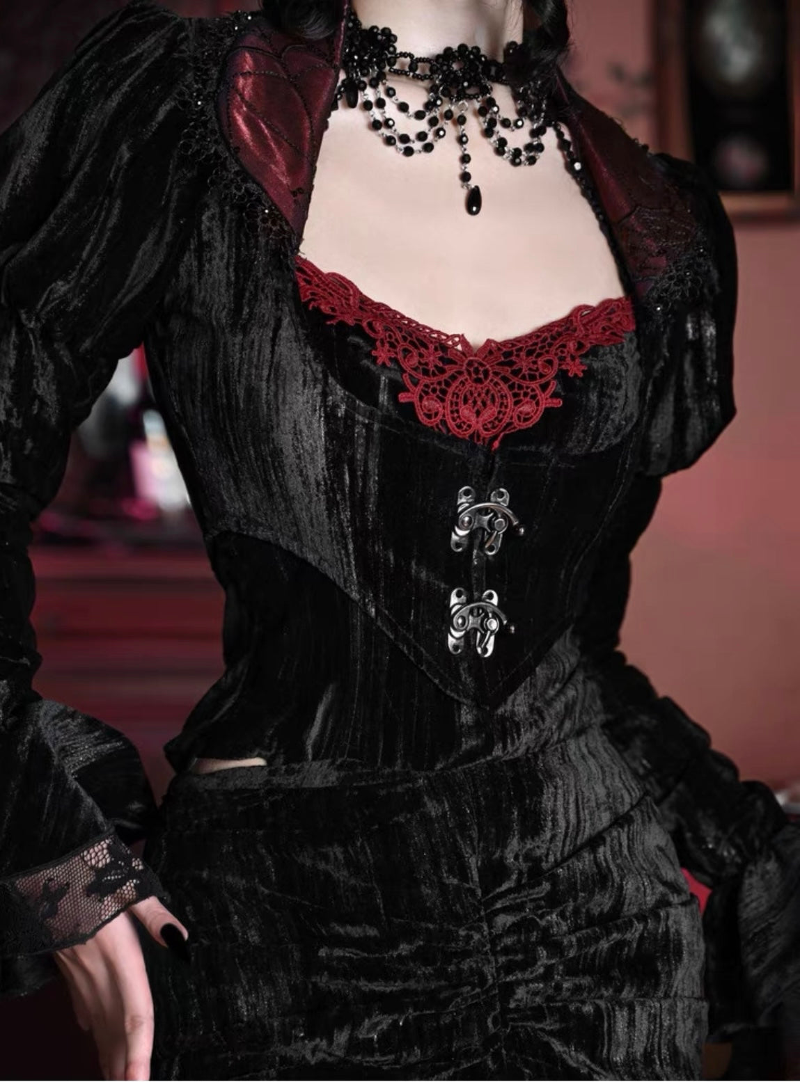 Get trendy with [Blood Supply] Witchcraft Cardigan - Clothing available at Peiliee Shop. Grab yours for $47 today!