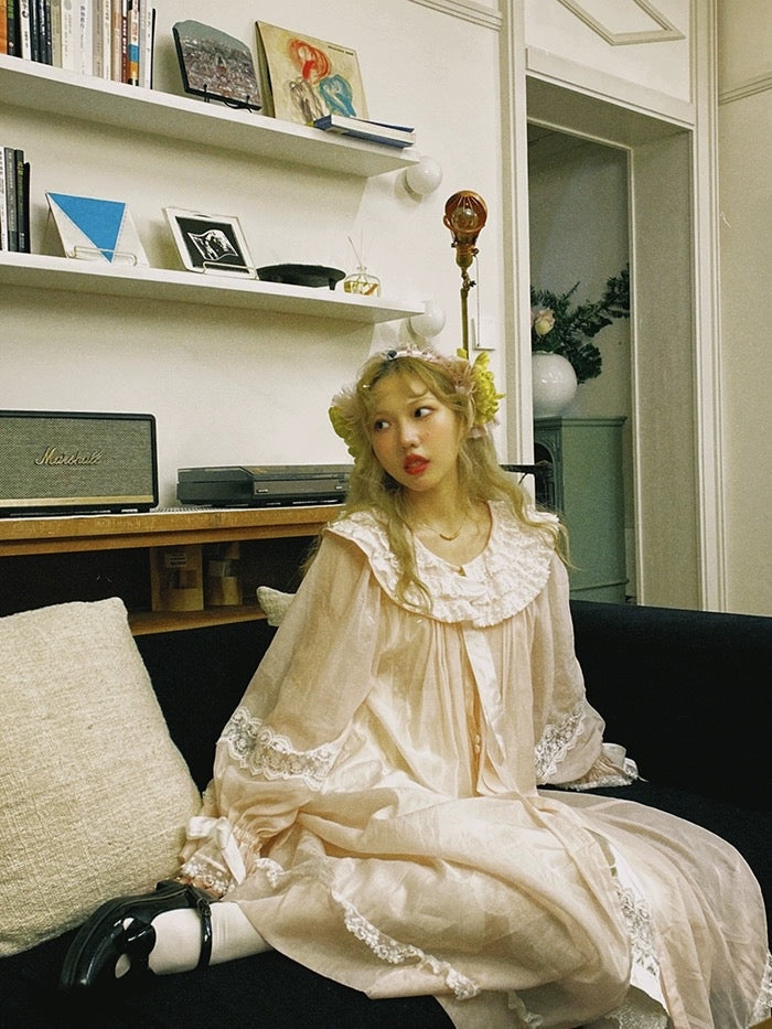 Get trendy with [August Unicorn] Silk Dreamland Robe Dress - Dresses available at Peiliee Shop. Grab yours for $160 today!