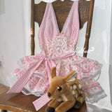 Silly Solkatt Seaside Blush Floral Mini Dress